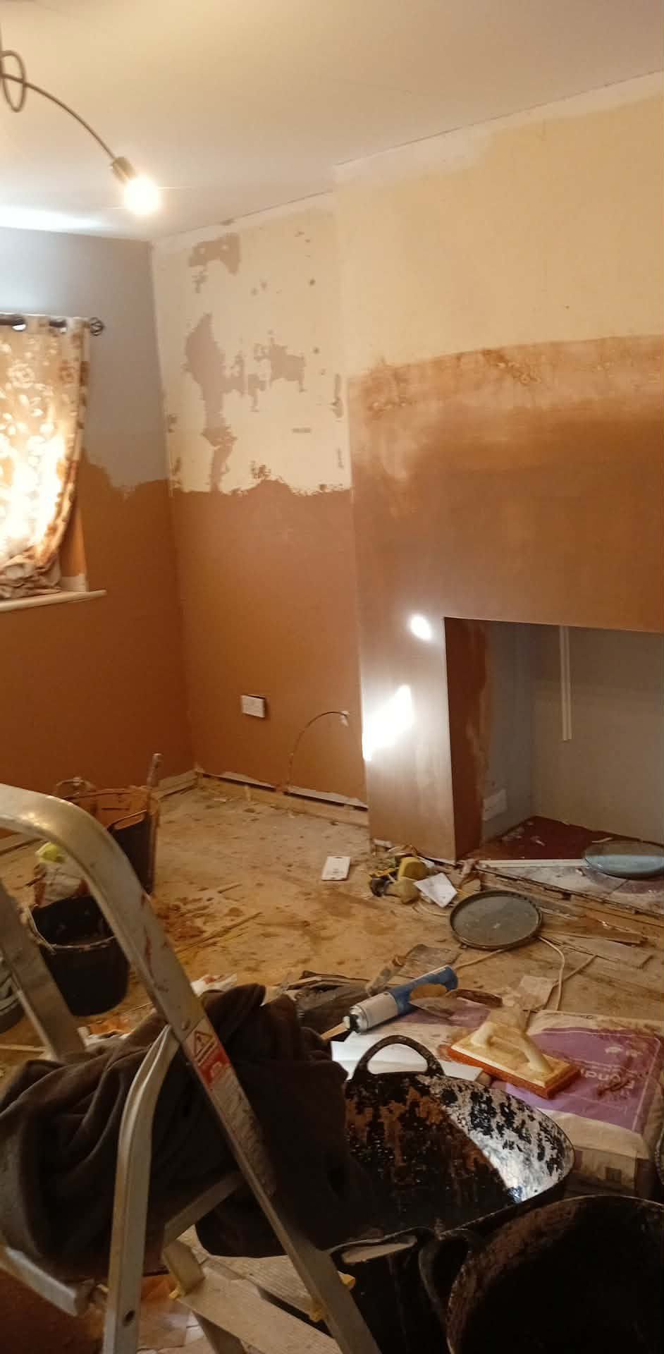 Damp repair work