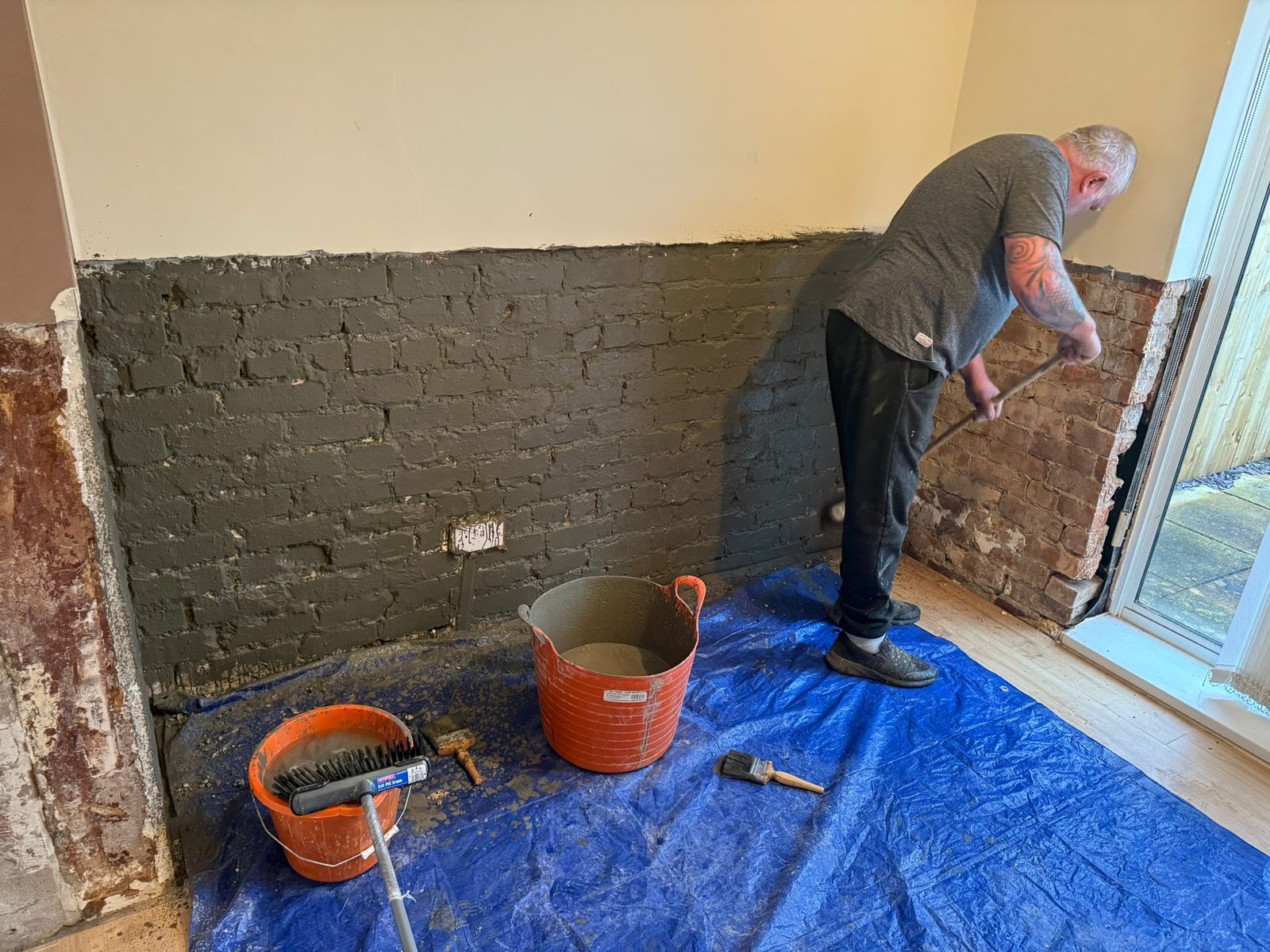 Damp proofing project photo